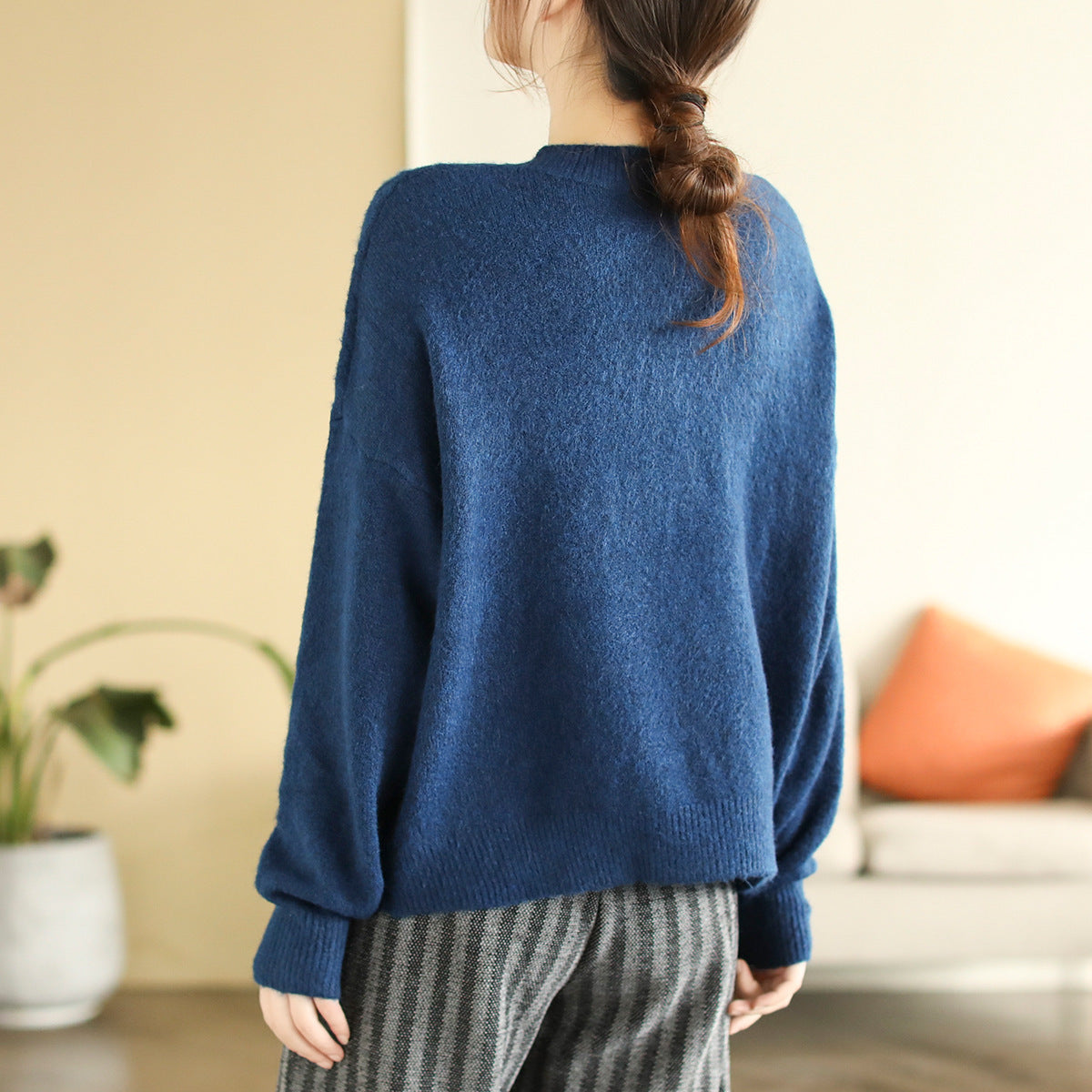 Autumn Winter Retro Single-breasted Sweater Cardigan