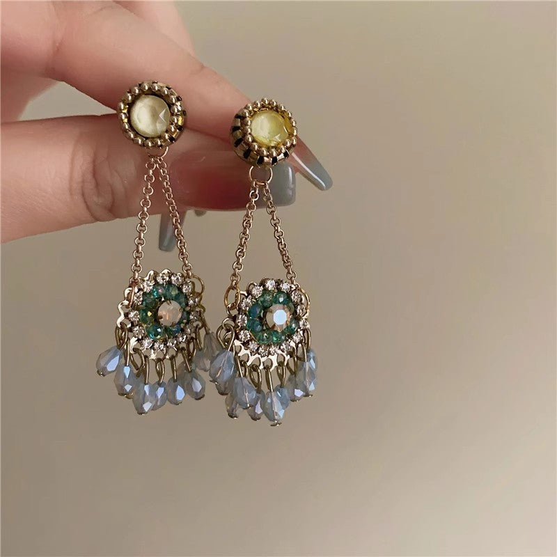 Bohemian Style Elf Eye Earrings