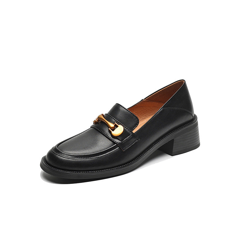 British Style Fashion Leather Loafers For Women