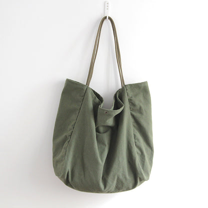 Canvas Lazy Style Commuter Bag for women