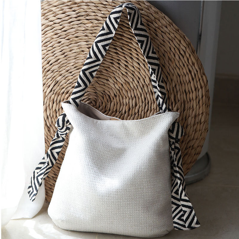 Cotton Linen Crossbody Shoulder Bag