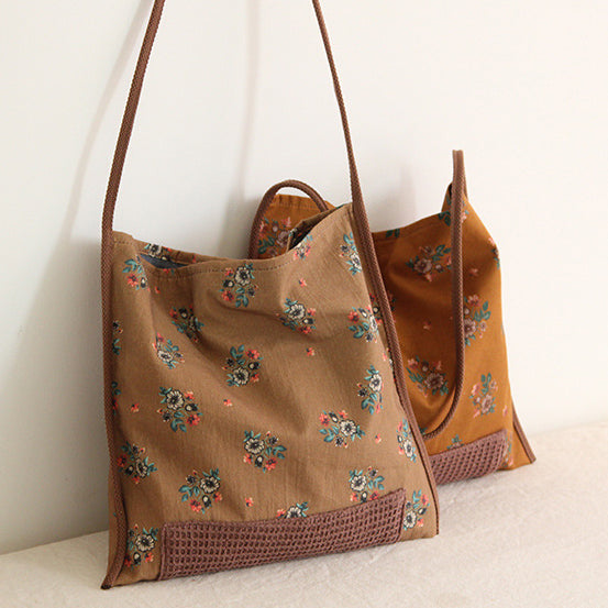 Floral Shoulder Crossbody Bag