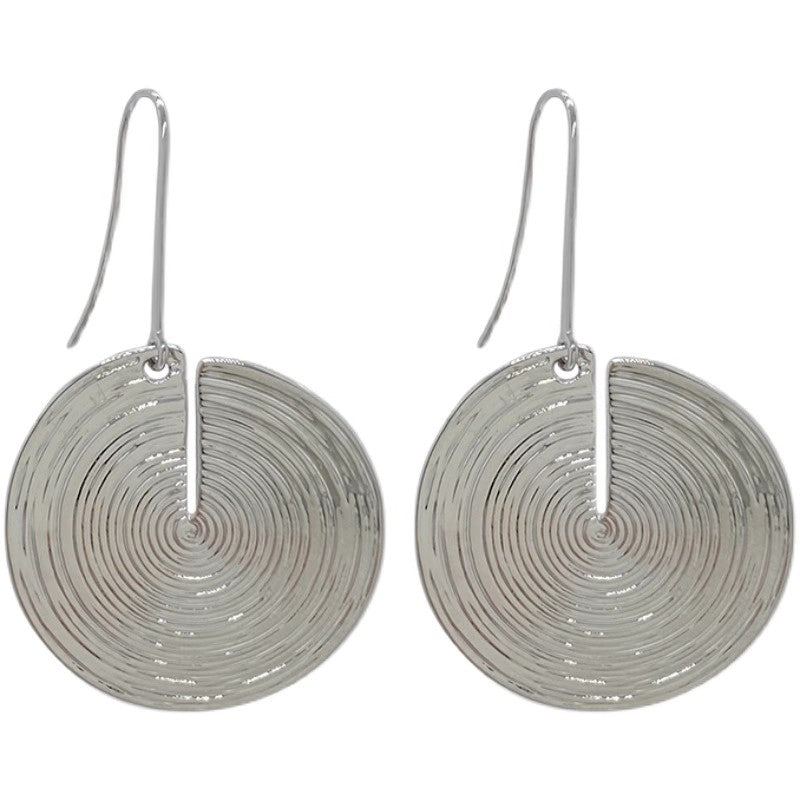 Galaxy Round Metal Earrings