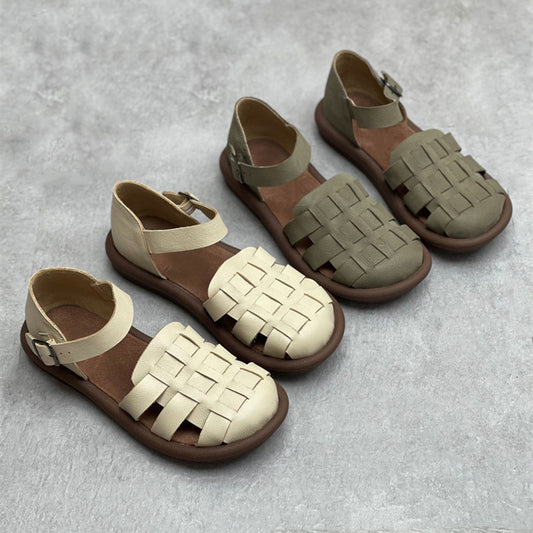 Handmade Leather Roman Sandals All-match Casual Shoes
