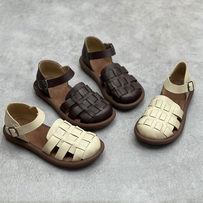 Handmade Leather Roman Sandals All-match Casual Shoes