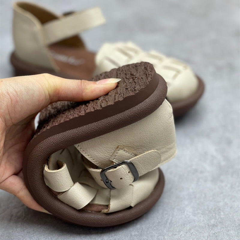 Handmade Leather Roman Sandals All-match Casual Shoes