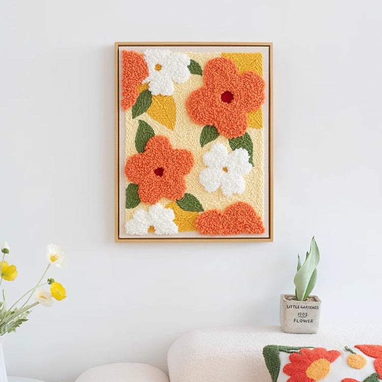 Punch Needle Kit - Pretty Flowers