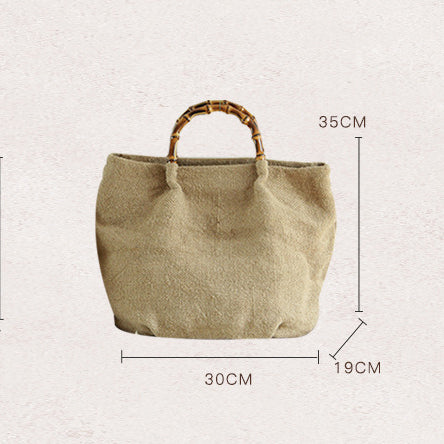 Retro Versatile Canvas Handbag Crossbody Bag