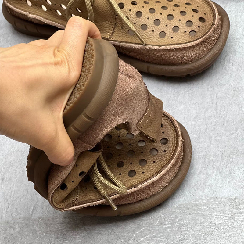 Women Casual Soft Hollow-out Flat Shoes