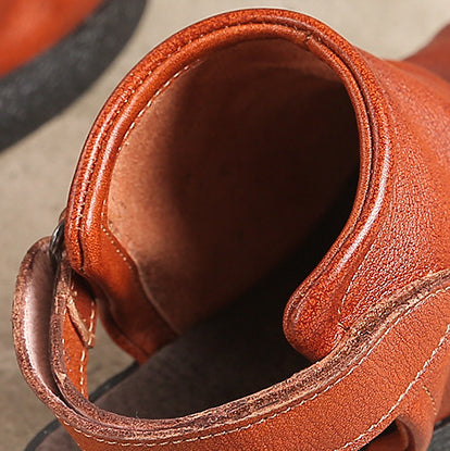 Women Handmade Clip-Toe Roman Sandals