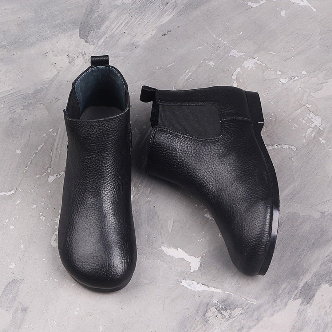 Original Handmade Round Toe Leather Boots