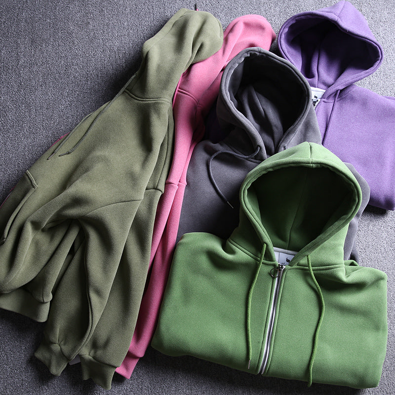 Women Loose Fit Fleece Hoodie - Luckyback