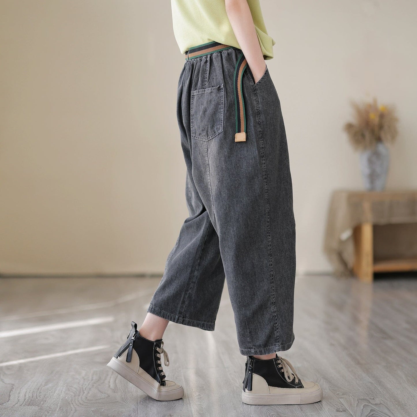 Women Summer Casual Loose Jeans