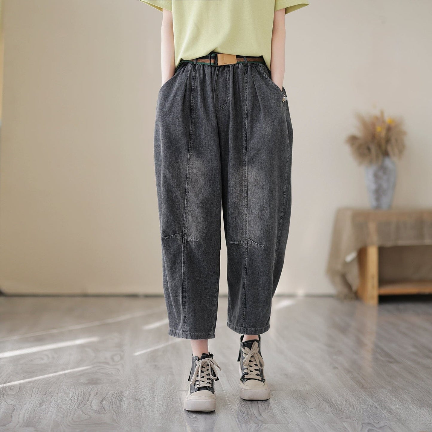 Women Summer Casual Loose Jeans