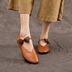 Almond Toe Brooch Ballet Flats