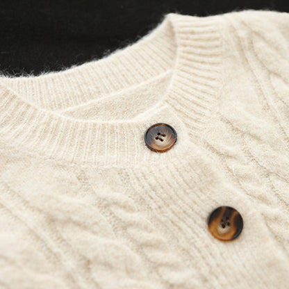 Autumn Winter Retro Single-breasted Sweater Cardigan