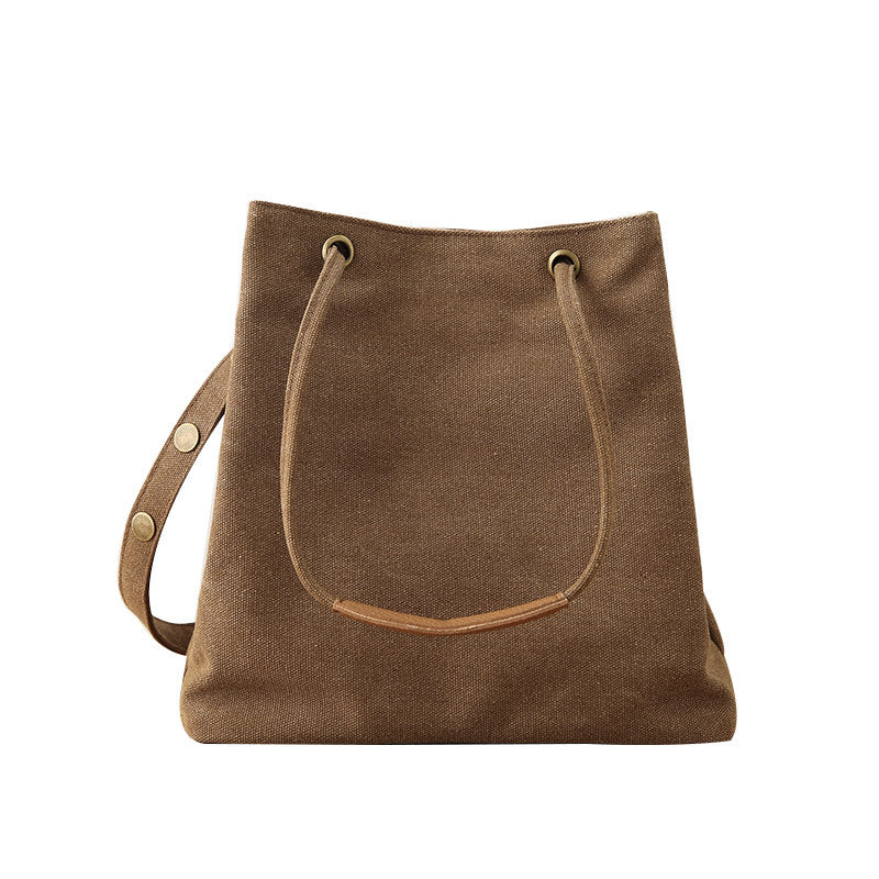 Canvas Shoulder Crossbody Bag Versatile Handbag