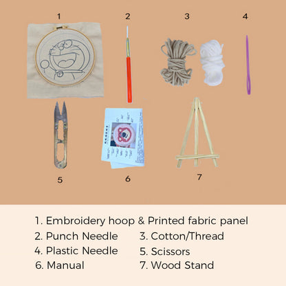 Cartoon Punch Needle Kit
