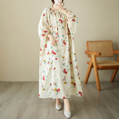 Fruit-print Vacation Maxi Dress