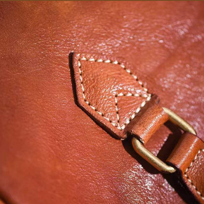 Retro Boston Leather Crossbody Portable Bag
