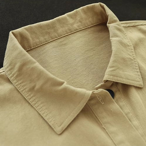 Retro Cotton Casual Versatile Jacket With Large Pockets
