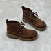 Retro Cute Cow Lace Up Martin Boots MK15805