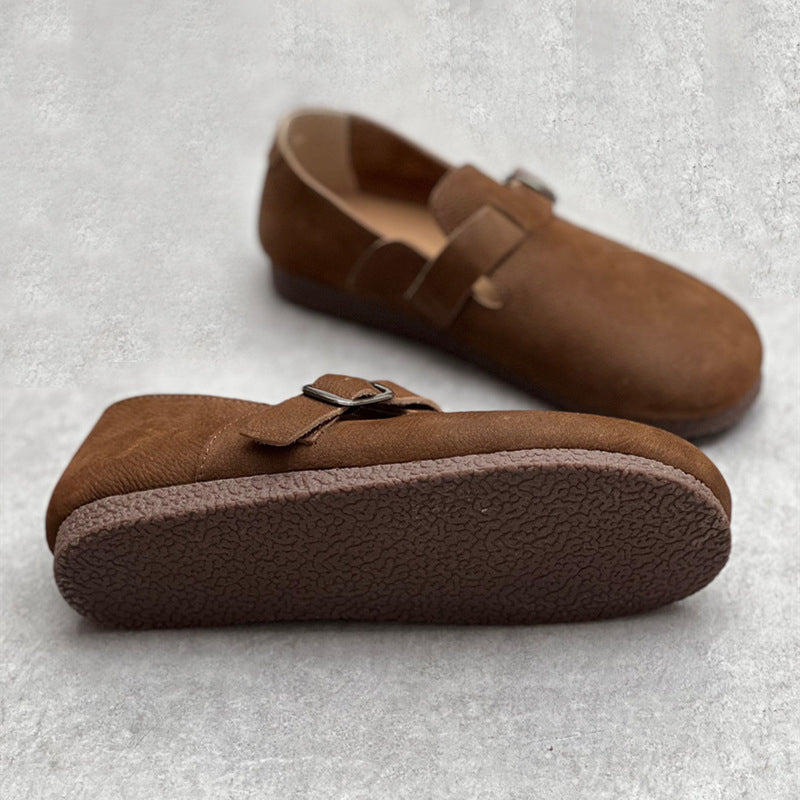 slip on flats no back