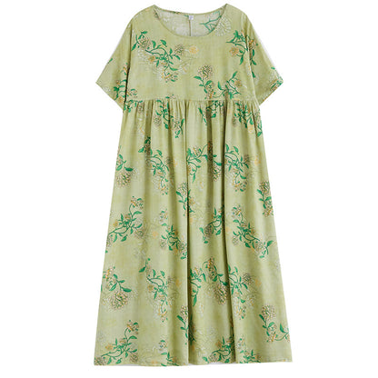 Summer Casual Shift Floral Dress