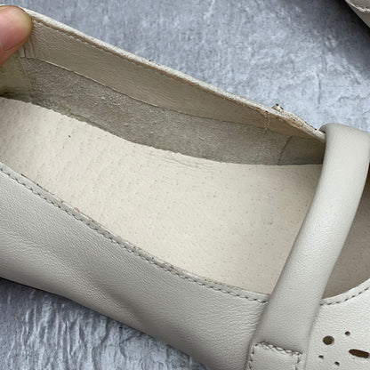 Summer Slip-On Retro Handmade Leather Women Shoes