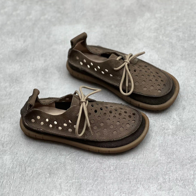 Women Casual Soft Hollow-out Flat Shoes