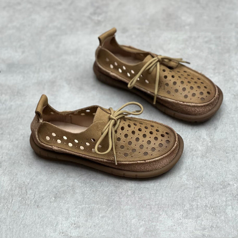 Women Casual Soft Hollow-out Flat Shoes