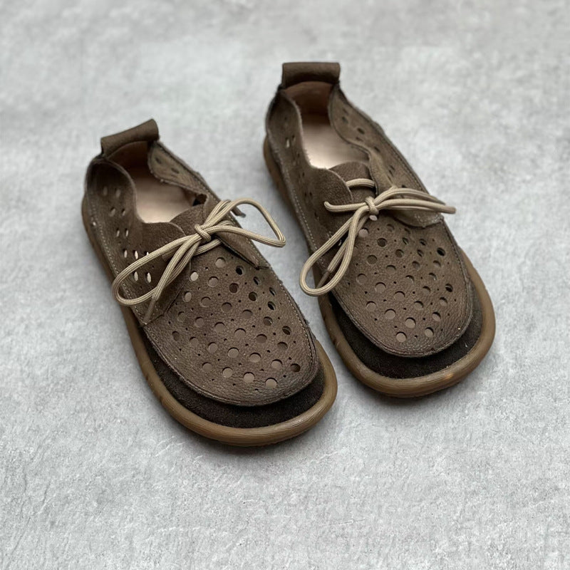 Women Casual Soft Hollow-out Flat Shoes