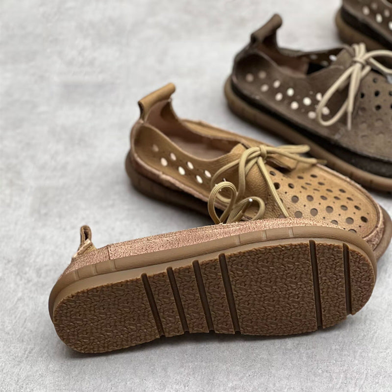 Women Casual Soft Hollow-out Flat Shoes