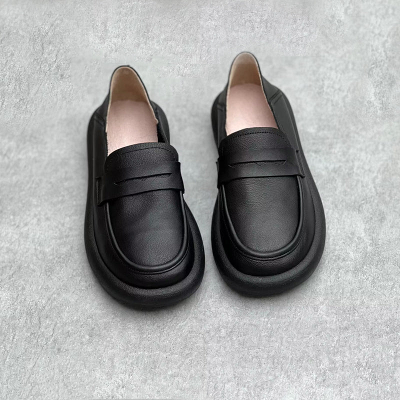 Women Elegant Soft Slip-On Loafer Shoes – Retrosia