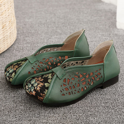 Women Ethnic Style Breathable Paneled Single Shoes