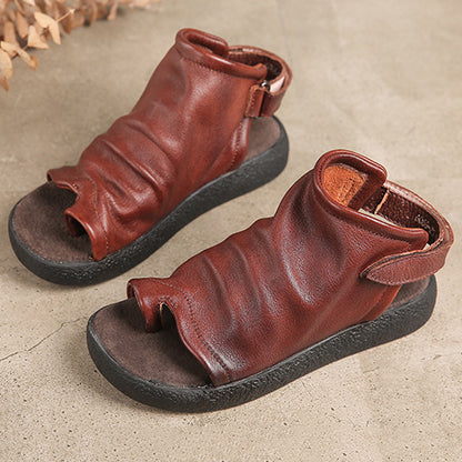 Women Handmade Clip-Toe Roman Sandals