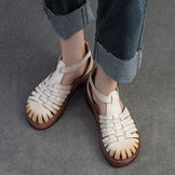 Women Summer Hand-woven Roman Style Sandals – Retrosia