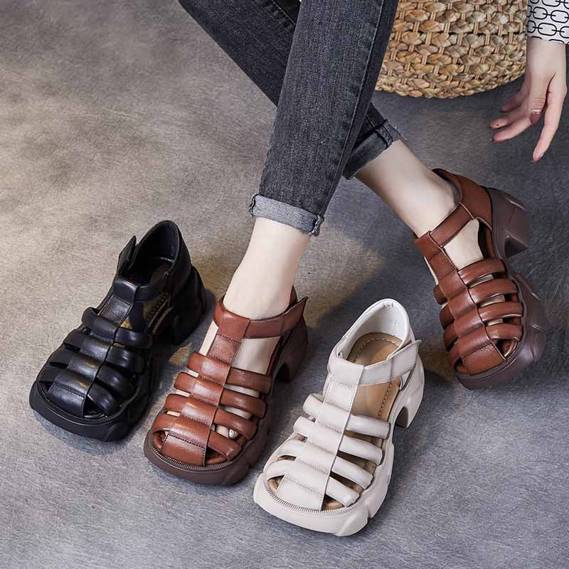 Women Summer ome Mid-heel Sandals