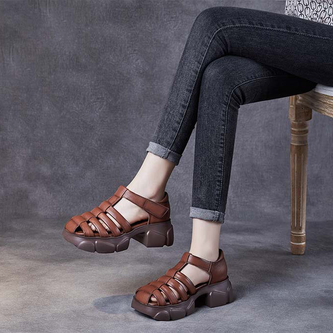 Women Summer ome Mid-heel Sandals