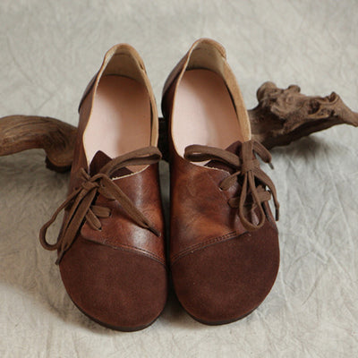 handmade retro casual lazy shoes