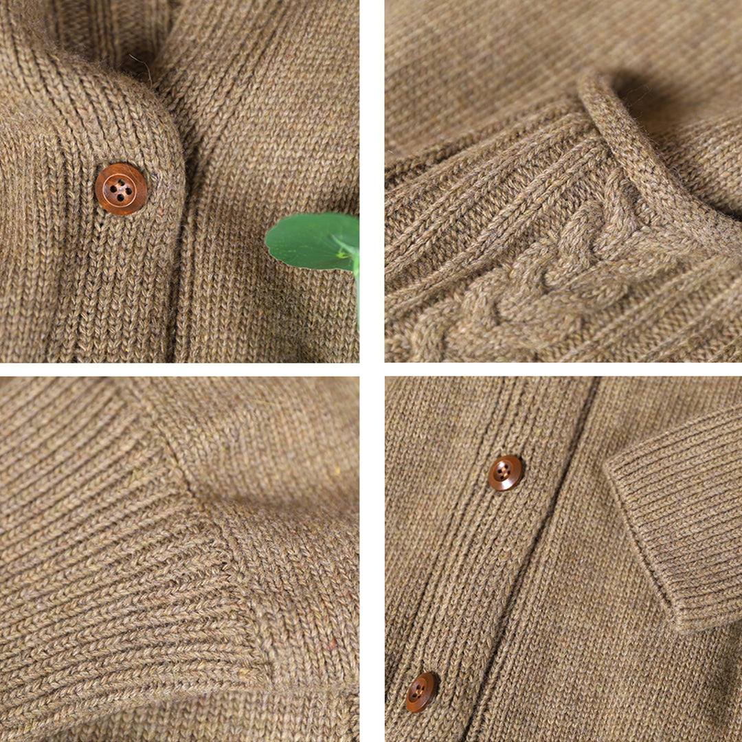 Loose Casual Sweater Cardigan Hooded Jacket main image 0