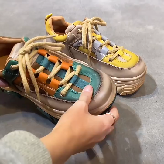 Platform Lightweight Casual Sneakers Shoes - Luckyback