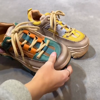 Platform Lightweight Casual Sneakers Shoes - Luckyback