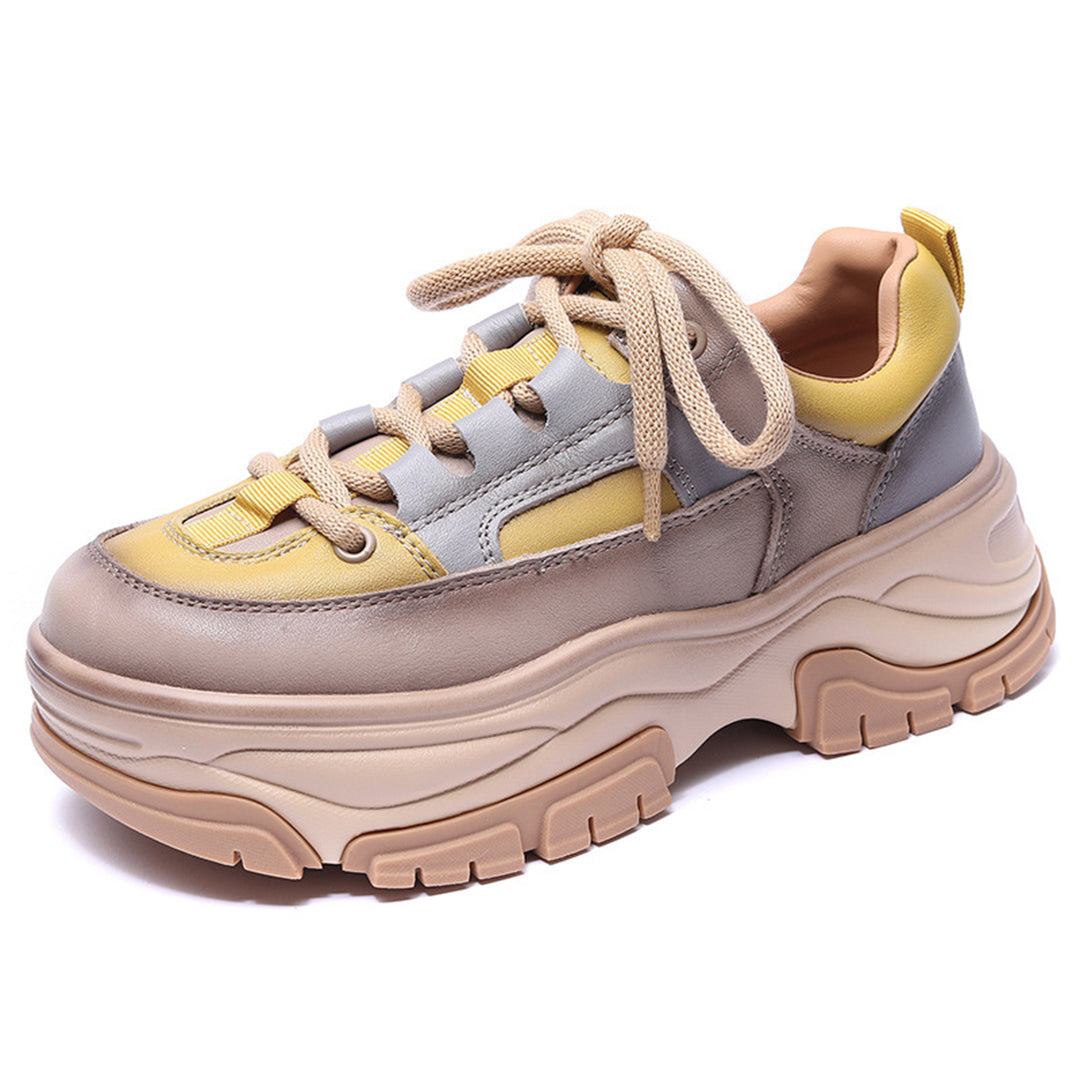 Platform Lightweight Casual Sneakers Shoes - Luckyback