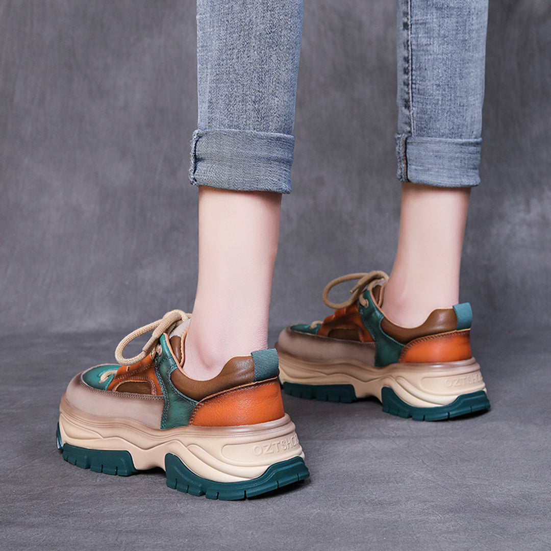 Platform Lightweight Casual Sneakers Shoes - Luckyback