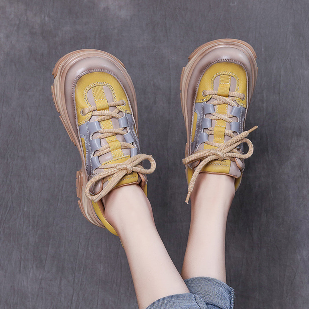 Platform Lightweight Casual Sneakers Shoes - Luckyback