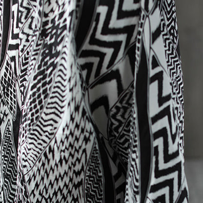 Printed A-Line Loose Fit Skirt - Luckyback