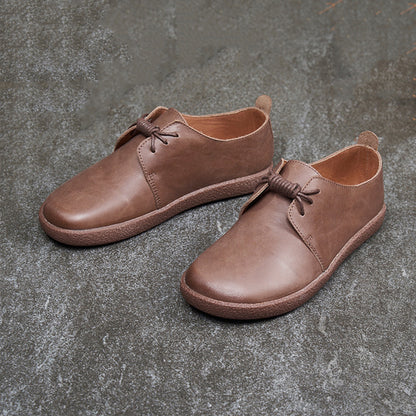 Retro Handmade Soft Leather Shoes