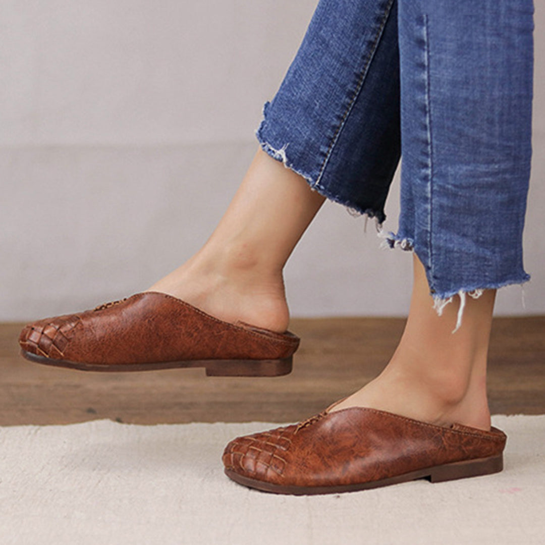 Retro Handmade Woven Comfortable Flat Shoes