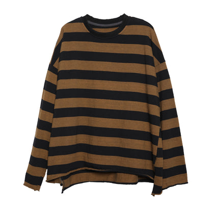 Stripes Long Sleeve Casual T-Shirt - Luckyback